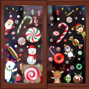 Walplus Candy Winterland With Friends Window Cling