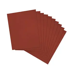 10 Pack 80 Grit 230mm x 280mm Emery Cloth Sheets Metal Sanding Rust Removal