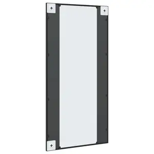 Mikayia Wall Mirror Black 100cm H x 50cm W