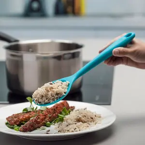 Zeal Silicone Cooking Spoon Aqua Blue