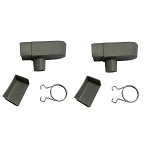 Set of 2 Replacement Fixings for Greenhouse Guttering Rainwater Pack