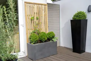 1.8m x 0.9m Pressure Treated Vertical Slatted Screen - Pack of 5