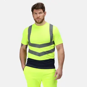 Regatta Mens Pro Hi-Vis Short-Sleeved T-Shirt