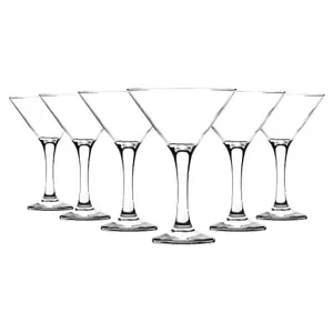 Rink Drink - Martini Glasses - 175ml - Clear - Pack of 6