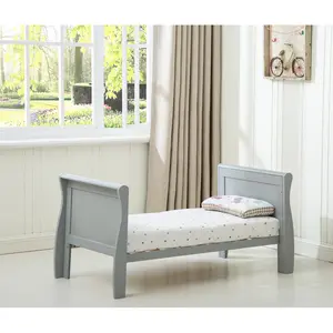 Bernhardt Cot Bed with Mattress Grey