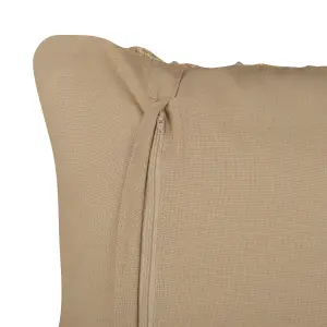 Throw Cushion COLLOMIA Boucle 45 x 45 cm Geometric Beige