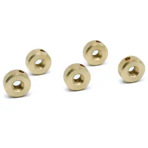 Rotur Pen Mandrel Spares - 5 x Brass Nuts