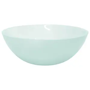 Berkfield Basin Glass 50x37x14 cm Frosted