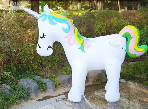 Fayton, 6FT Large Inflatable Unicorn Sprinkler