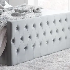 Birlea Marquis King Ottoman Bed Grey