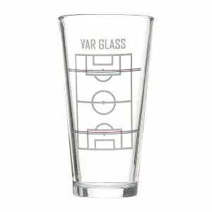 The VAR Beverage Pub Game Ale Cider Pint Glass