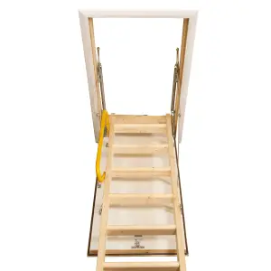 TB Davies EnviroFold 3-Section Timber Loft Ladder (2.8m)