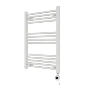 Agadon Grace Electric Towel Radiator - 750 x 500 mm White - 300 W