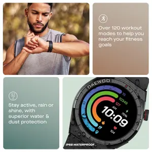 Daewoo CNX+ AMOLED Display Smart Watch Activity Tracker with Bluetooth to Android & iOS