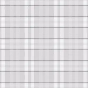 Galerie Vintage Roses Grey Plaid Smooth Wallpaper