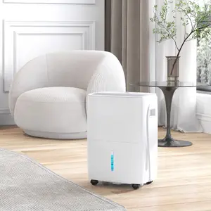 HOMCOM 30L/Day Dehumidifier for Home, with Auto-Clean Filter, 24H Timer