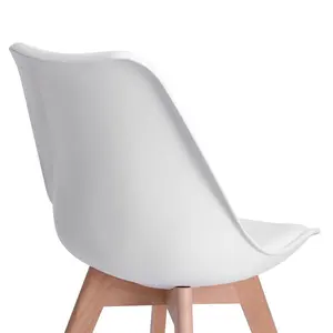 Nero Upholstered Side Chair (Set of 4) White