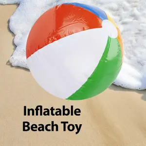 Inflatable Multi-Coloured Beach Ball 24 Inch - Wild 'n Wet