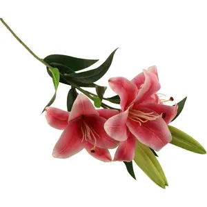 Lillies Arrangement Dark Pink