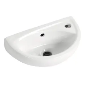 Black Basin Sink Waste Plug Full Cover Unslotted Click Clack Pop Up Push Button