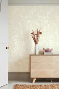 Next Neutral New Light Harmony Floral Wallpaper