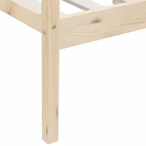 Berkfield Bed Frame Solid Pinewood 90x200 cm