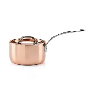 Samuel Groves Copper Induction 16cm Saucepan with Lid