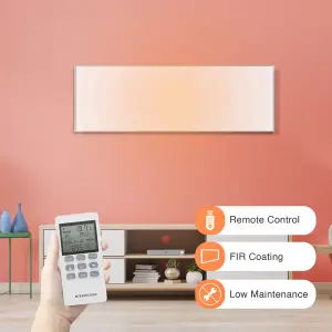 Mirrorstone 350W UltraSlim NXT Gen Infrared Heating Panel For Wall Installation