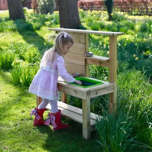 Rebo Muddy Mischief Childrens Outdoor Mud Kitchen Sand Pit - Chamomile