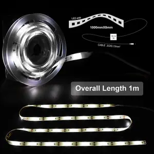 1.7W LED Infrared Sensing Strip Light,1M,6500K,Power by 4xAAA Battery