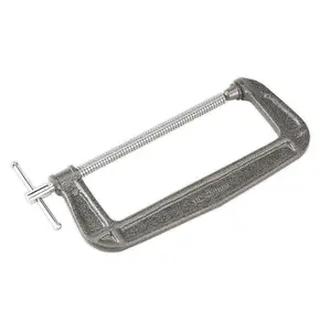 Sealey G-Clamp 250mm Forged Body With Smooth Acting Threaded Clamp AK6010