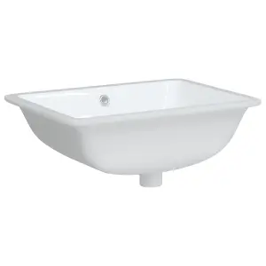 Bathroom Sink White 52x38.5x19.5 cm Rectangular Ceramic