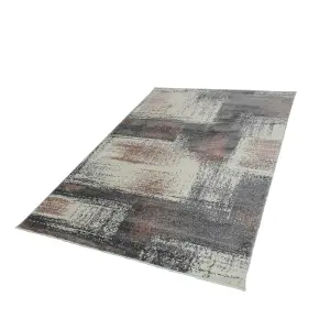 Sansa Multicolour Abstract Medium Rug, (L)170cm x (W)120cm