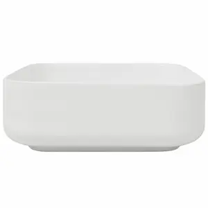 Belfry Bathroom Retta 390mm L x 390mm W White Ceramic Square Sink