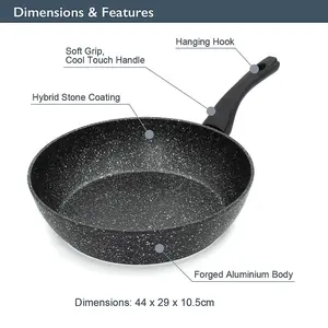 Blackmoor 28cm Black Non-Stick Sauté Pan