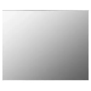 Berkfield Wall Frameless Mirror with LED Lights Rectangular Glass