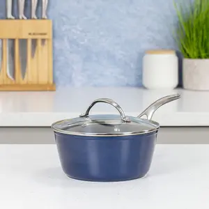 Blackmoor 67469 Ovenproof Blue Pro 20cm Saucepan With Lid