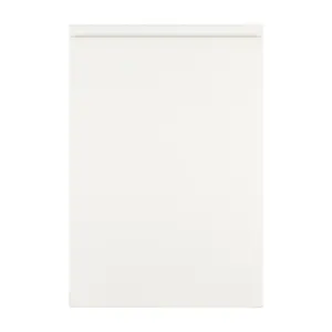 Kitchen Kit J-Pull Sample Kitchen Unit Cabinet Door 396mm - Ultra Matt White