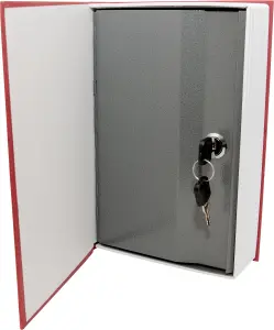 Key Lock Realistic Dictionary Book Hidden Cash Document Valuables Safe Box