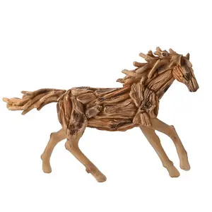 Naturecraft Resin Driftwood Collection Running Horse Figurine