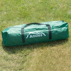 Andes 4 Person Easy Pitch Tent - GREEN