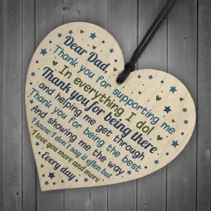 Red Ocean Daddy To Be Gift Wooden Heart Fathers Day Gift For Him Daddy Daughter Gifts Keepsake Thank You Plaque Baby Gift