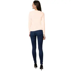 Women's Long-Sleeved Top - skin color S