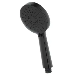 Deva 3 Spray Mode Replacement Shower Head Handset Modern Matte Black High-Performance Water-Saving Universal Easy Install