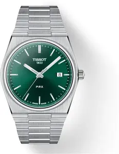 Tissot T-Classic PRX 40mm Mens Watch Green T1374101109100 40mm - Tissot Watches