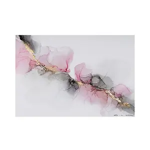 Charlotte Vale Tickled Pink Print Pink/Black (30cm x 40cm)