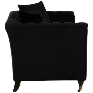 Interiors by Premier Sabrina 2 Seat Onyx Sofa