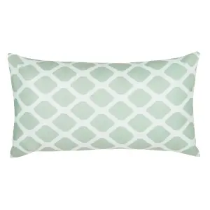 Set of 2 Outdoor Cushions KALAMOS Mint Green