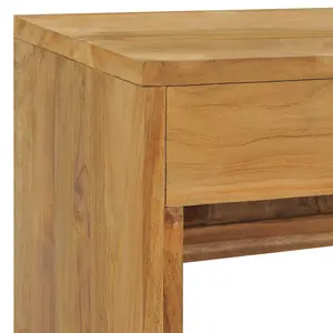 Berkfield TV Cabinet 100x35x45 cm Solid Teak Wood