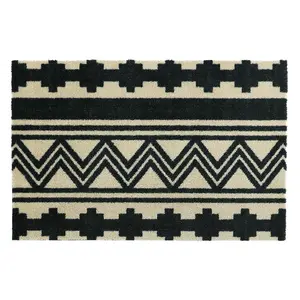 JVL Mega Door Mat 50 x 75 cm, Aztec